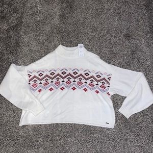 Hollister crop sweater medium